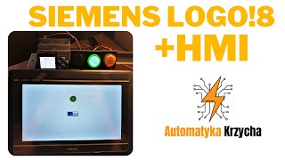 Siemens LOGO 8  ekran KINCO HMI GL100E Krok po kroku NAPISY [upl. by Alix]