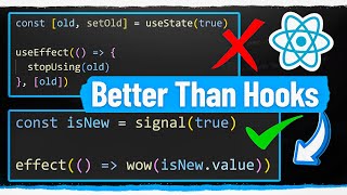 Why Signals Are Better Than React Hooks [upl. by Derayne625]