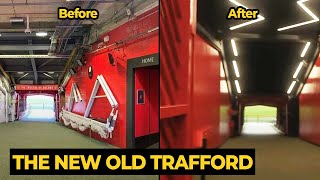 First look of the new renovated players tunnel at Old Trafford  Man Utd News [upl. by Lucia]