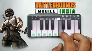 PUBG  Battlegrounds Mobile India  Mobile Piano Tutorial [upl. by Attiuqehs]