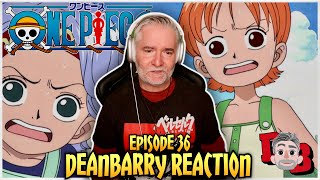 One Piece  Episode 36 REACTION [upl. by Anerres]