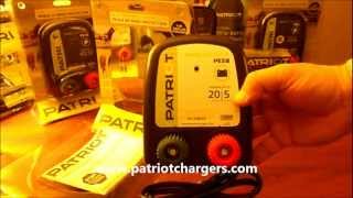 Patriot PE5B electric fence charger that operates on batteries [upl. by Dnalyr]