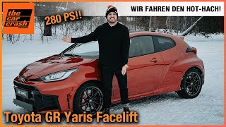 Toyota GR Yaris Facelift 2024 Wir fahren den HotHach mit 280 PS und Automatik Fahrbericht  Test [upl. by Leksehc]