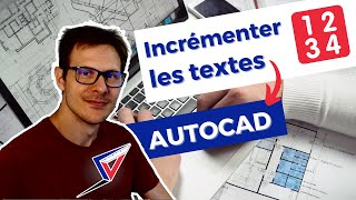 Aligner et Incrémenter des Textes dans AutoCAD  Techniques Efficaces [upl. by Karame]