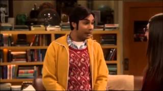 Bloopers vs Actual Scene  The big bang theory Season 7 [upl. by Eladnek]