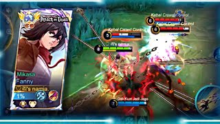 FANNY FIGHTS META DIGGIE FREYA IN IMMORTAL RANKMOBILE LEGENDS [upl. by Heathcote877]