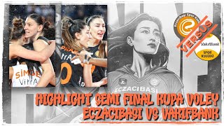 HIGHLIGHT KUPA VOLEY 2024 ECZACIBASI VS VAKIFBANK ‼️ [upl. by Forta]