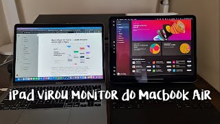 Apple Sidecar O iPad Pro virou a segunda tela do Macbook Air M1 [upl. by Eisenstark]