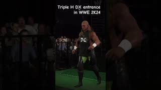 Triple H DX entrance in WWE 2K24 [upl. by Aleyak]