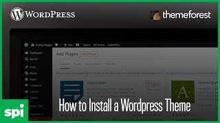 How to buy and upload a WordPress theme from Themeforest [upl. by Gardel]