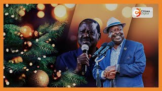 Raila Odinga attends Christmas church service in Bondo [upl. by Manley]