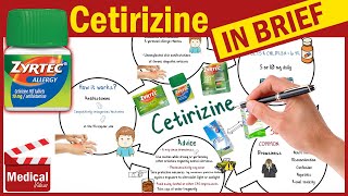 Cetirizine  Zyrtec 10 mg What is Cetirizine Used For Dosage Side Effects amp Precautions [upl. by Rojam314]