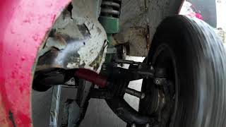 Citroen 2cv 4x4 Front suspension working [upl. by Akirdnas417]