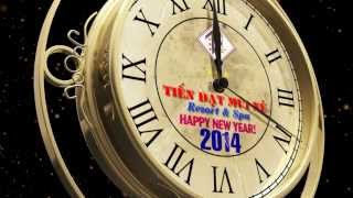 New year countdown Clock 2014 Project for TienDatResort [upl. by Scever616]