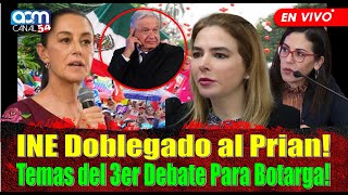 🔴EL INE DOBLEGADO CON EL PRIAN IGNORAN A TADDEI Y LOS TEMAS DEL DEBATE ARREGLADOS PARA EL PRIAN [upl. by Giselle889]