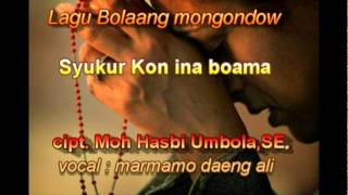 Lagu bolaang Mongondow Syukur kon ina boama [upl. by Echo]