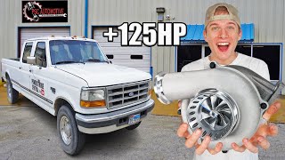 I Put The Most Popular Turbo In My 73L Powerstroke [upl. by Ettevey]