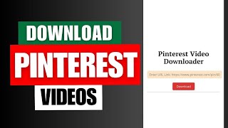 How to Download Pinterest videos in your Gallery  Free Download  Short Tutorial  Pinterest Videos [upl. by Annaesor116]