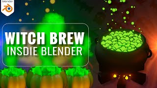 Spooky Season starts lets make Witch Brew Inside Blender [upl. by Dhar301]