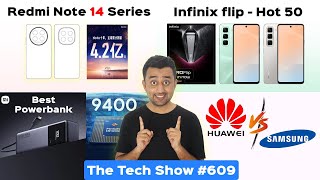 Redmi Note 14 Series Launch Poco X7  Infinix Upcoming Mobiles  Huawei vs Samsung  Dimensity 9400 [upl. by Kutzer]