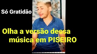 Mc Lipi  Só Gratidão versão Forró Weslley pank Cover [upl. by Adlen582]