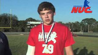 Jacksonville FL 2011  Evan Orth  10th Grade  QB MVP [upl. by Anavrin]