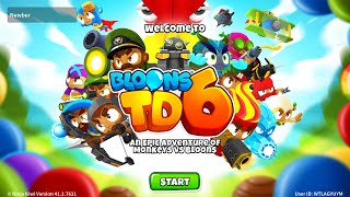 Black Border Bloons TD6 No Commentary Encrypted Hard Chimps [upl. by Naoma]