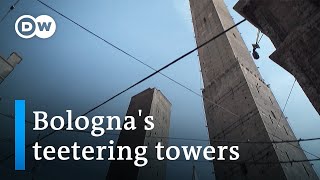 Italys desperate effort to save Bolognas leaning towers  Focus on Europe [upl. by Uriia]