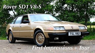 The Ultimate Luxury British V8  Rover SD1 V8S  First Impressions Review And Tour [upl. by Caasi]