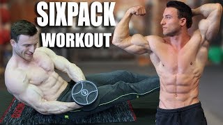 Schnellster SIXPACK Muskelaufbau  Workout im Hypertrophiebereich [upl. by Nereil]