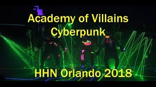 Academy of Villains Cyberpunk HHN 28 Highlights at Universal Orlando [upl. by Proudfoot]