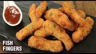 Fish Fingers Recipe  How to Make Fish Fingers  Fish Finger  Party Starter Recipe  Tarika [upl. by Trocki]