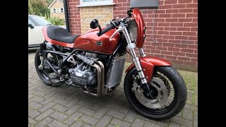 Supercharged Goldwing  1979 GL1000 Cafe Racer [upl. by Romilly]