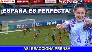 🔥 ASI REACCIONA PRENSA a VICTORIA de ESPAÑA vs MARRUECOS MUNDIAL FEMENINO SUB 20 [upl. by Sesmar]