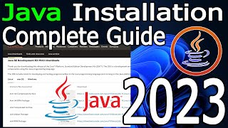 How to Install Java on Windows 1011  2023 Update  JAVAHOME JDK Installation [upl. by Nickey]