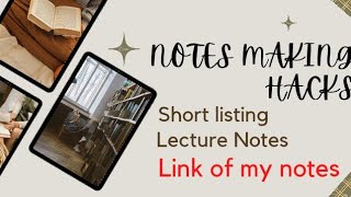 How to make NMDCAT notesMDCAT Shortlisting TipsLecture Notes MDCAT Topper Noteshajiraarooj1183 [upl. by Nnodnarb]