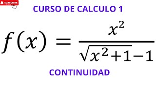 CURSO DE CALCULO 1  CLASE 40  CONTINUIDAD [upl. by Sterling]