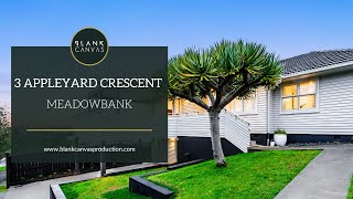 3 Appleyard Crescent Meadowbank  Real Estate Videography  Blankcanvas [upl. by Nosiddam]