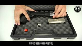 SocomGear  Punisher 1911 Custom 45 Gas Blowback Airsoft Pistol [upl. by Yrol]