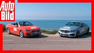 Audi S5 vs MercedesAMG C43 2017 FahrberichtReview [upl. by Eilerua146]