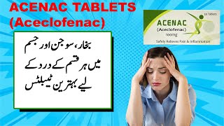 Aceclofenac 100 mg tablet uses  Aceclofenac side effects  acenac 100 mg tablet uses [upl. by Cutter]