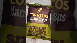 Cornitoz nacho crisps sizzling jalepino 🥵🔥😋snacks glutenfree nacho [upl. by Nyleak926]