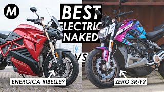 Energica EVA Ribelle vs Zero SRF The Best Electric Naked [upl. by Monroe]