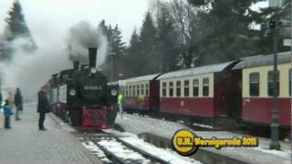 Steam locomotiverailwayHarzBrocken The special view  BrockenbahnDer besondere Blickwinkel [upl. by Eadith]