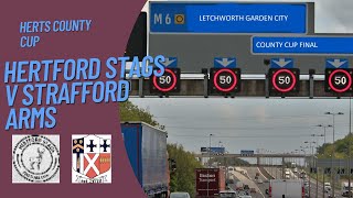 ALL ROADS LEAD TO LETCHWORTH  HERTFORD STAGS V STRAFFORD ARMS FC  HERTS COUNTY CUP [upl. by Amek]