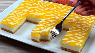 If you have Lemon Make this Dessert in 10 Minutes NoBake No Gelatin Easy and Delicious [upl. by Roley]