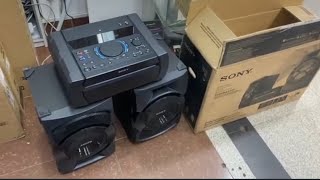 Sony Shake X10D High Power Home Audio System with DVD amp Bluetooth unboxing and set up [upl. by Kruse469]