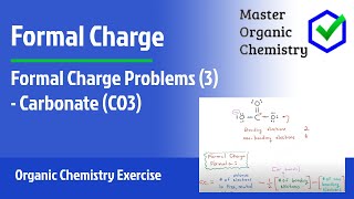 Formal Charge Problems 3  Carbonate CO3 [upl. by Orvas]