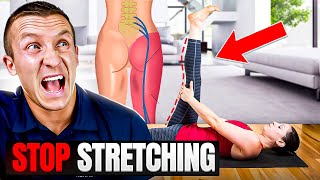 Stop Stretching Your Hamstrings for Sciatica Pain 2 Exercises for FAST Relief [upl. by Yadsnil]