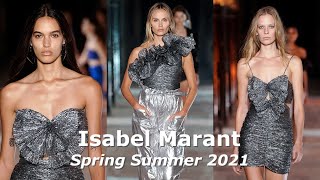 Isabel Marant  the short review of the fashion collection spring summer 2021 [upl. by Greyso499]